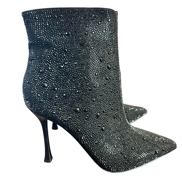 INC International Concepts Shoes - INC International Concepts Rakima Embellished Rhinestone Dress Booties NEW 7.5